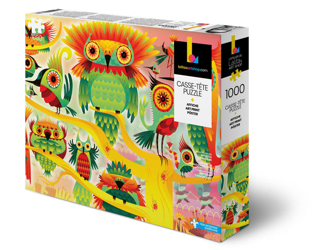 1000 Pieces Jigsaw Puzzle Wall of Birds