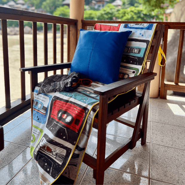 Mixtapes Beach and Travel Towel