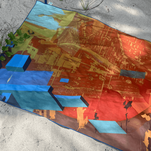 Montreal Beach and Travel Towel