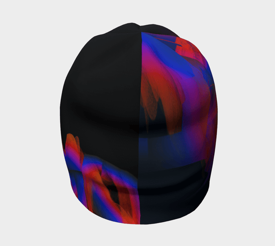 Mushroom Blue and Red Beanie