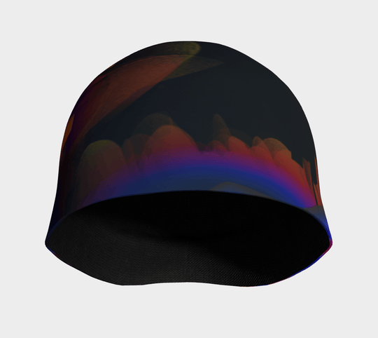 Mushroom Blue and Red Beanie