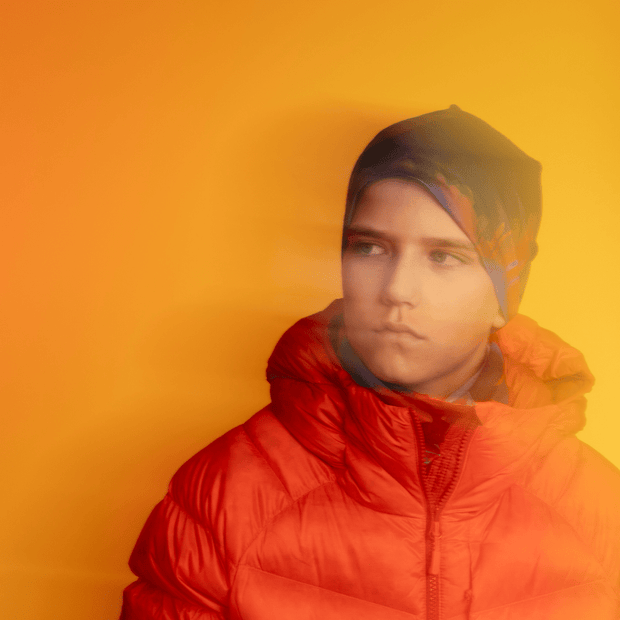 Mushroom Blue and Red Beanie