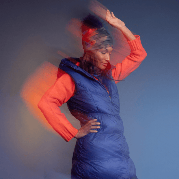 Mushroom with Navy Pompom