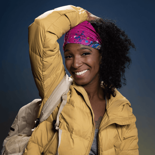 Femme portant une veste d&