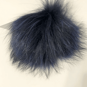 AW23 - Pack Of 6 Fur Pompoms with Flat Button