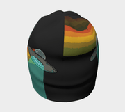 Back view of the Flying Saucers toque. 